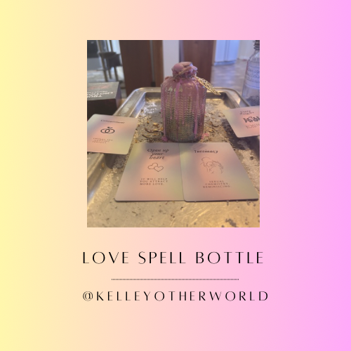 Love spell bottle